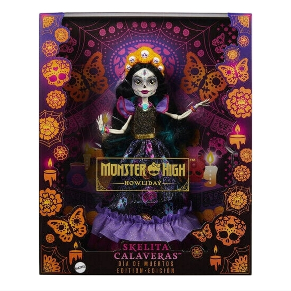 : Monster High Howliday Dia De Muertos Skelita Calaveras Edition HNF96 mattel - Picture 7 of 12